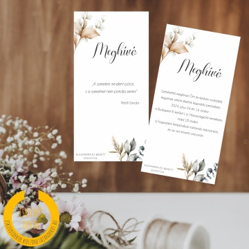 Meghívó (kétoldalas)