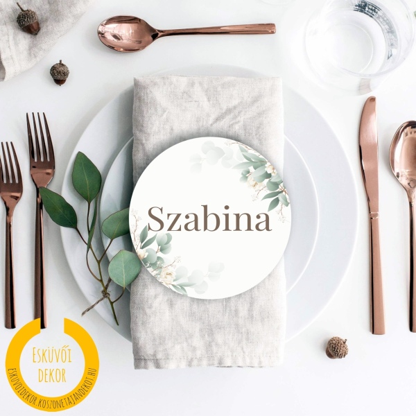 Ültetőkártya (kerek)