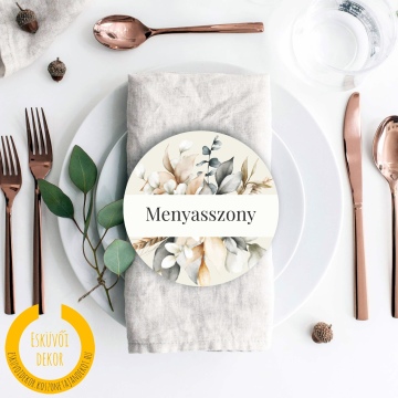 Ültetőkártya (kerek)